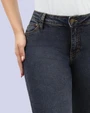 Jeans levanta pompa skinny tiro alto 451 azul