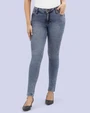 Jeans levanta pompa skinny tiro alto 451 azul claro