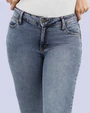 Jeans levanta pompa skinny tiro alto 451 azul claro