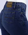 Jeans levanta pompa skinny tiro alto 451 azul raf