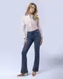 Jeans  tipo campana 471 tiro alto azul