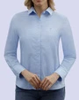 Total comfort blusa de vestir diseño celeste