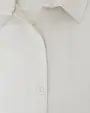 Blusa de vestir slim fit beige piqué premium bambú stretch