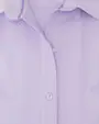 Blusa de vestir slim fit lila piqué premium bambú stretch