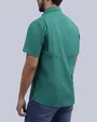 Camisa casual performance manga corta verde