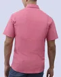 Camisa casual performance manga corta rosada