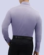 Camisa de vestir slim fit morada total comfort bambú stretch