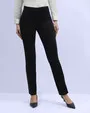 Pantalón casual para dama negro slim fit