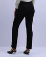 Pantalón casual para dama negro slim fit