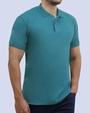 Camisa sport premium cotton d+ turquesa