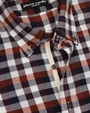 Camisa casual cuadro multicolor manga corta slim fit