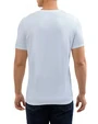 Camiseta cuello redondo lisa manga corta blanca