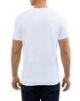 Camiseta cuello redondo lisa manga corta blanca