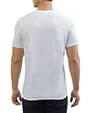 Camiseta cuello redondo lisa manga corta blanca