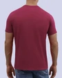 Camiseta cuello redondo lisa manga corta rosada