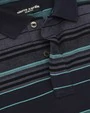 	camisa sport rayadas slim fit manga corta multicolor
