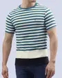 Camiseta cuello redondo diseño slim fit manga corta multicolor