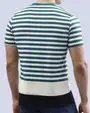 Camiseta cuello redondo diseño slim fit manga corta multicolor