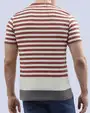 Camiseta cuello redondo diseño slim fit manga corta multicolor