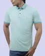 Camisa sport diseño slim fit manga corta verde