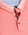 Camisa sport diseño slim fit manga corta anaranjada