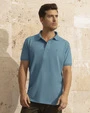 Camisa sport diseño slim fit manga corta aqua