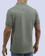 Camisa sport diseño slim fit manga corta verde