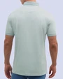 Camisa sport diseño slim fit manga corta celeste