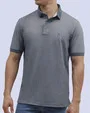 Camisa sport diseño slim fit manga corta gris