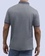 Camisa sport diseño slim fit manga corta gris