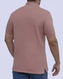 Camisa sport diseño slim fit manga corta rosada