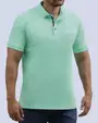 Camisa sport diseño slim fit manga corta verde
