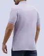 Camisa sport diseño slim fit manga corta morada