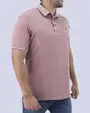 Camisa sport diseño slim fit manga corta vino