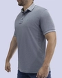 Camisa sport diseño slim fit manga corta azul