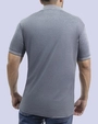 Camisa sport diseño slim fit manga corta azul