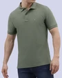 Camisa sport diseño slim fit manga corta verde