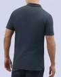 Camisa sport diseño slim fit manga corta azul navy