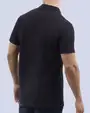 Camisa sport diseño slim fit manga corta negro