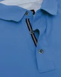 Camisa sport lisa slim fit manga corta azul claro