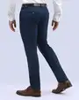 Pantalón vestir slim fit azul cintura expandible savane