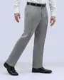 Pantalón de vestir slim fit gris sharkskin