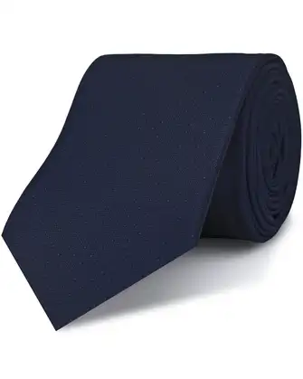 Corbata corcel con diseño azul