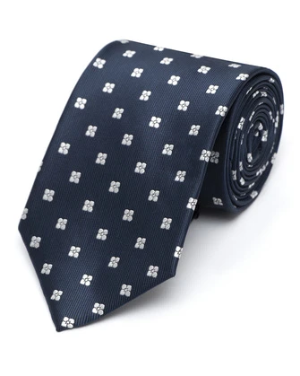 Corbata corcel con diseño azul