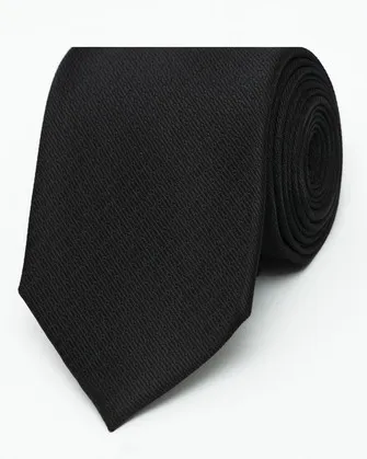 Corbata corcel negra