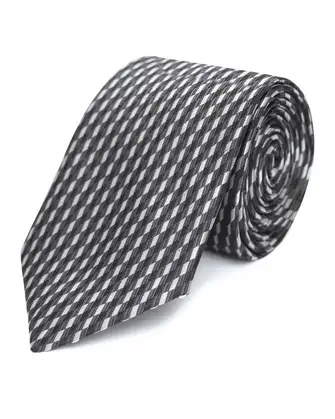 Corbata corcel con diseño negro