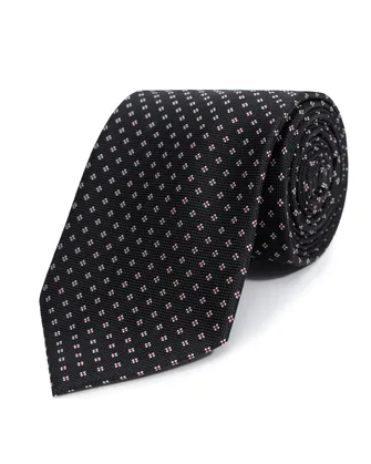 Corbata corcel con diseño negra