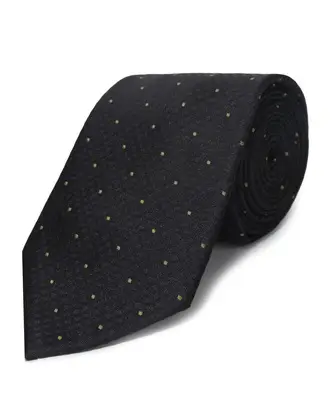 Corbata corcel con diseño negro