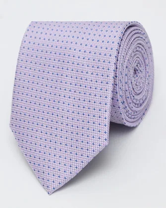 Corbata corcel con diseño lila