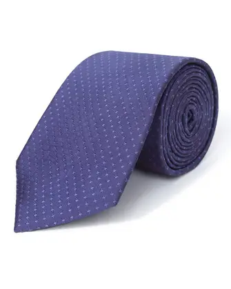 Corbata corcel con diseño morada